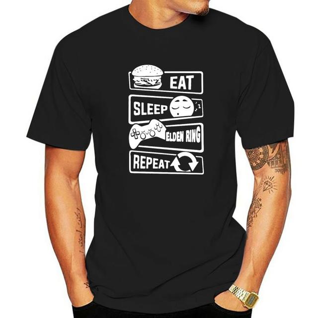 elden-ring-t-shirts-eat-sleep-repeat-elden-ring-classic-t-shirt
