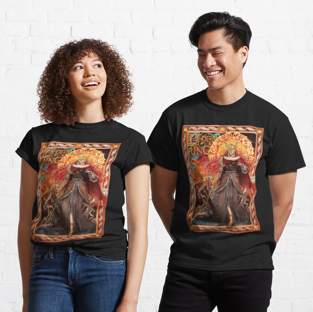 Elden Ring T-Shirts - Malenia Elden Ring Liuyuart Liuyu art