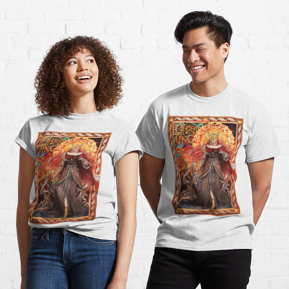 Elden Ring T-Shirts - Malenia Elden Ring Liuyuart Liuyu art